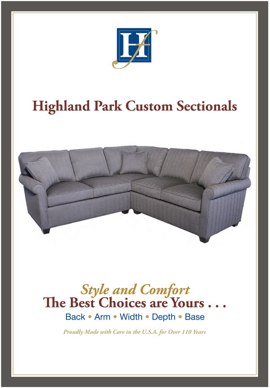  Hallagan Furniture Highland Park Custom Sectionals