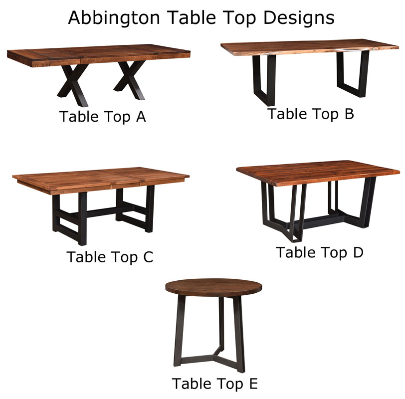 Abbington Dining Table Ohio Hardwood Furniture Choose A Wood Species See Types 3 Design 4 Stain Color 5 Table Base 6 Ask S Associate For
