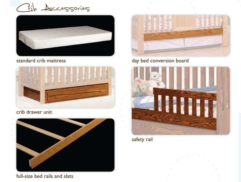 Mission Slat Crib Ohio Hardwood Furniture