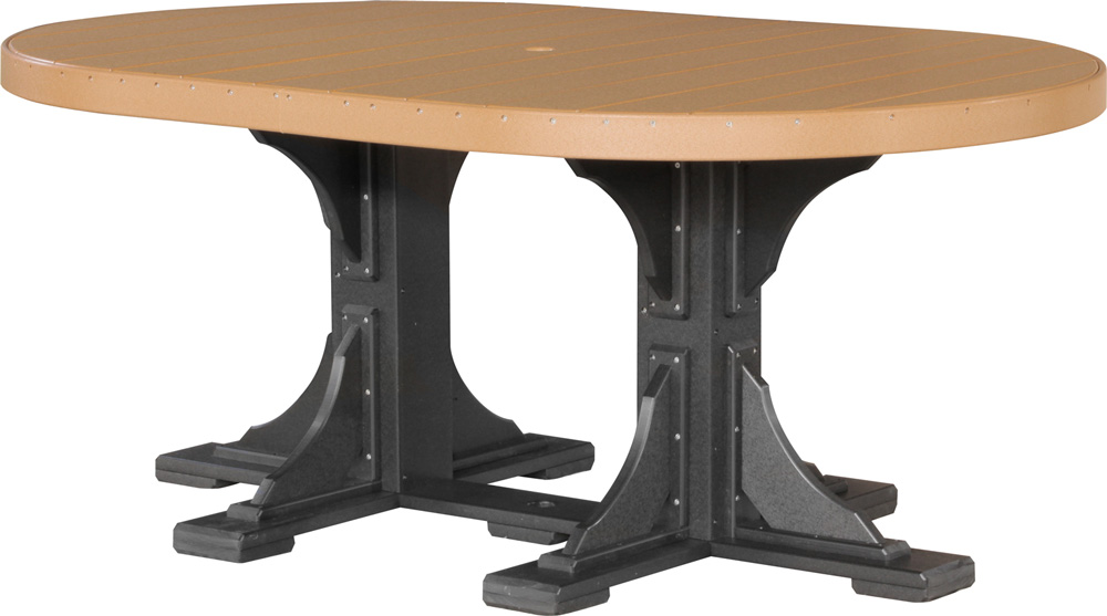 4' x 6' Oval Poly Table