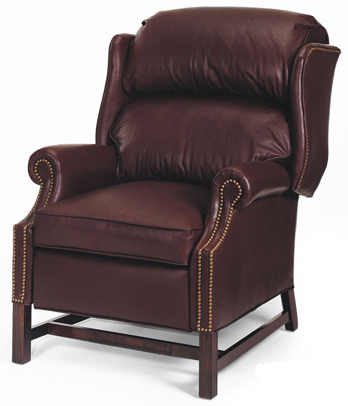 51 Odell Chippendale Recliner by McKinley Leather