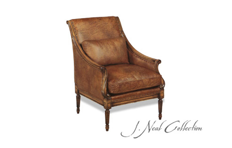 J. Neal 502 Homer Chair by McKinley Leather