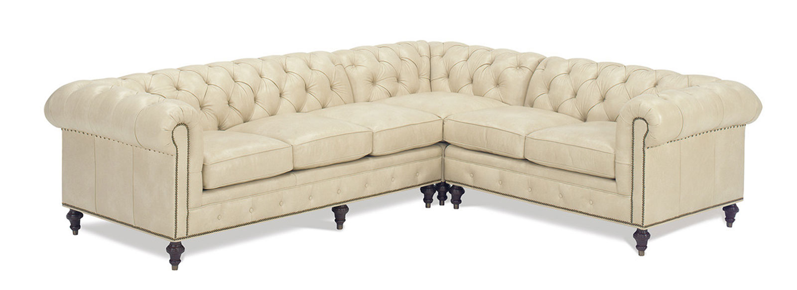 3285 Monticello Chesterfield Sectional by McKinley Leather