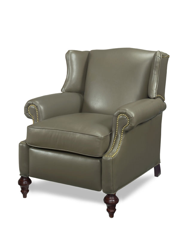 96 Jimmy Wing Chair Recliner by McKinley Leather