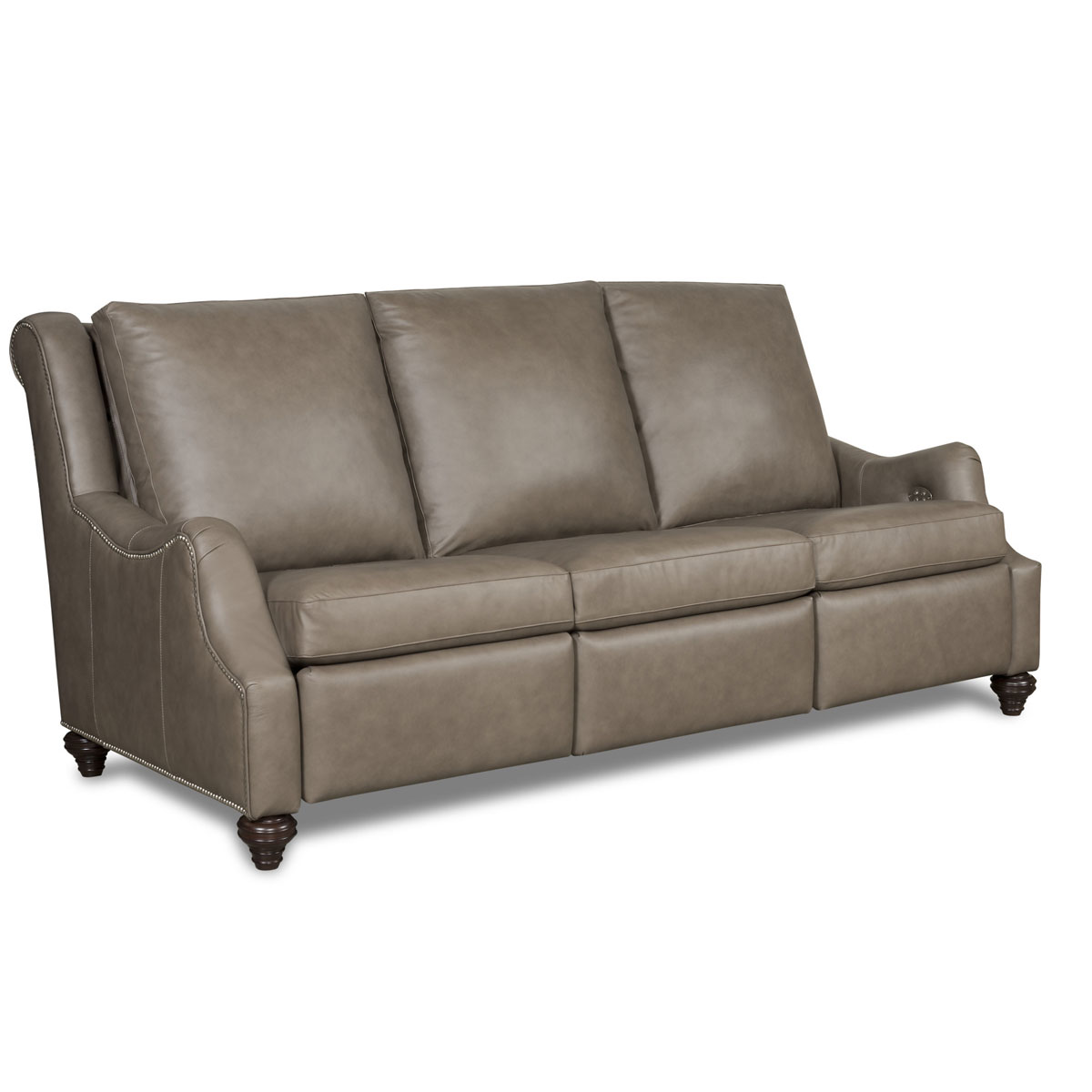 7104 Maxwell Reclining Sofa with Power by McKinley Leather
