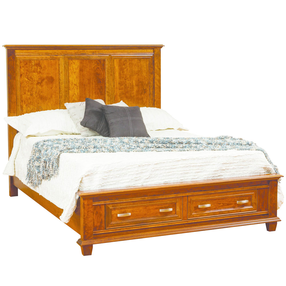 Rosedale Bed with Footboard Storage
