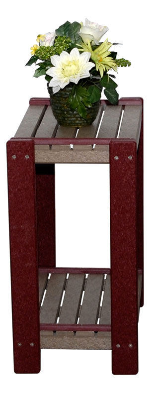 Poly Two-Tier End Table