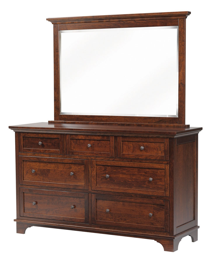 Redington Dresser with Flip out and Beveled Mirror
