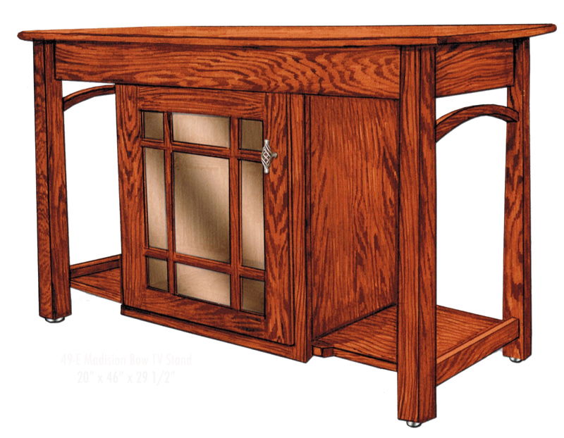 Madison Bow TV Stand