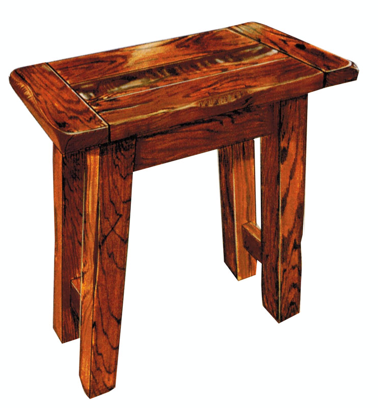 Settler's Small End Table
