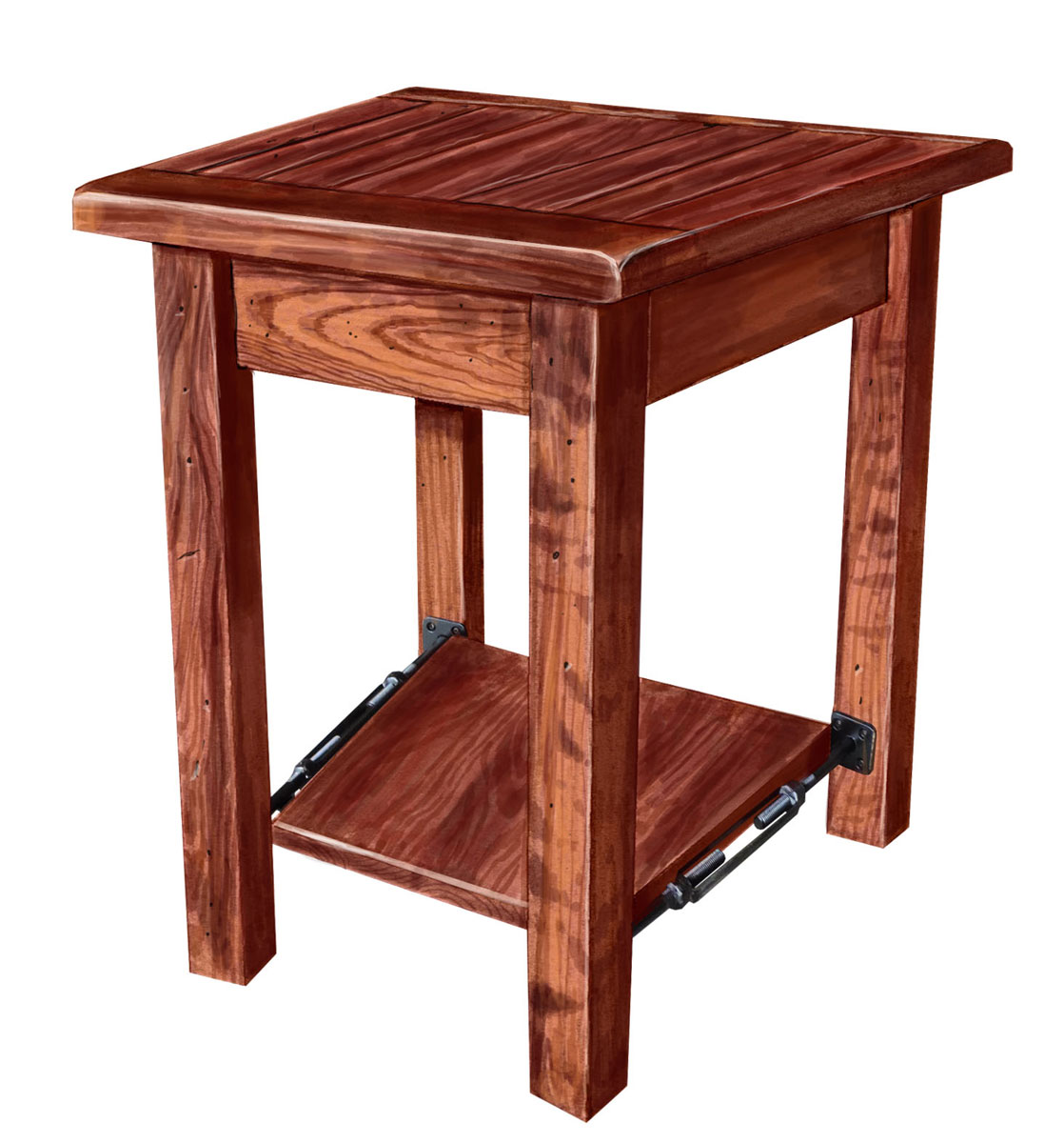 Bayfield Large Wedge End Table