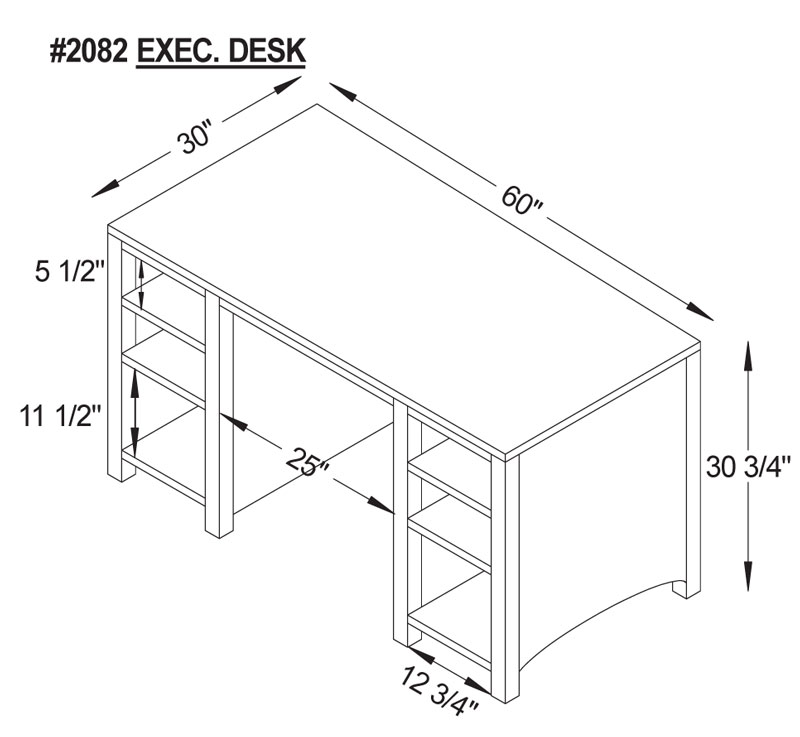 ergonomic Standard Office Desk Measurements for Small Bedroom