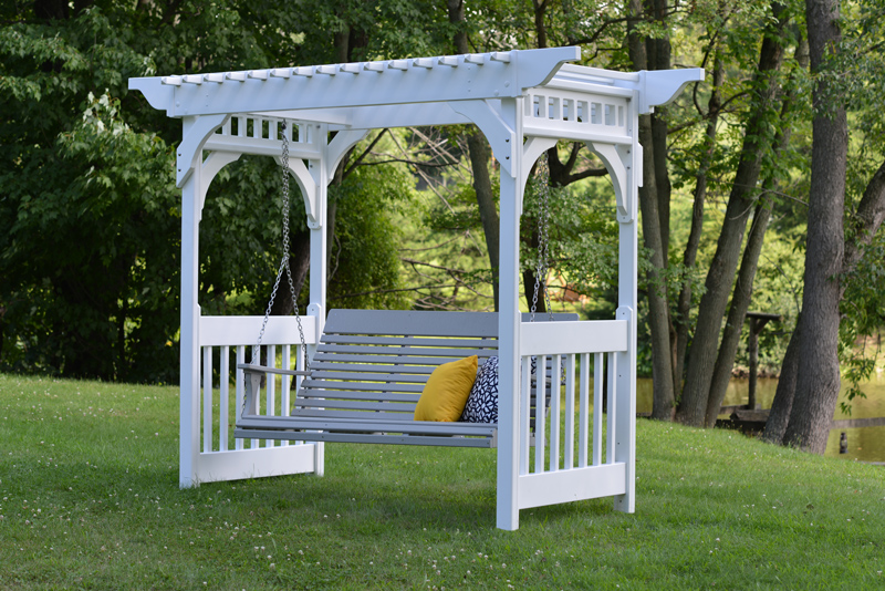 Vinyl Swing Arbor