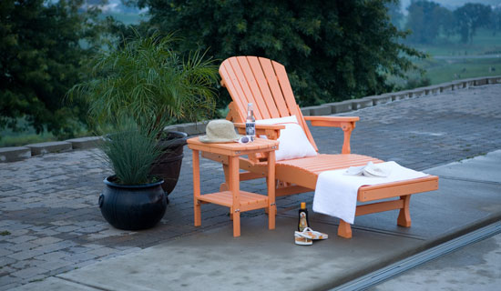 Tropical Oblong End Table