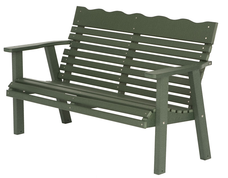 Curve-Back 4' Loveseat