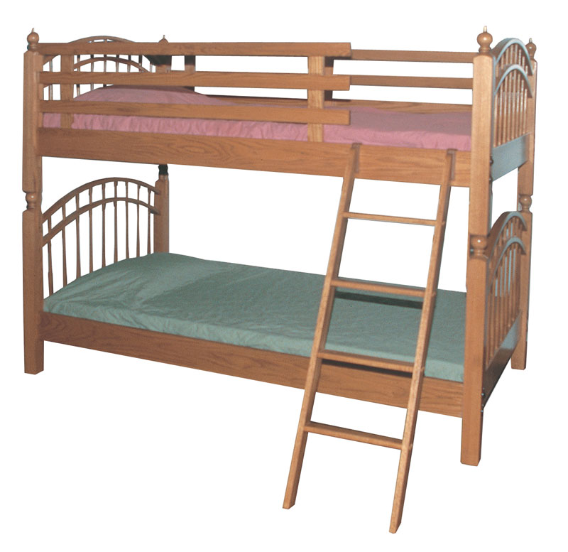 Double Bow Bunk Bed