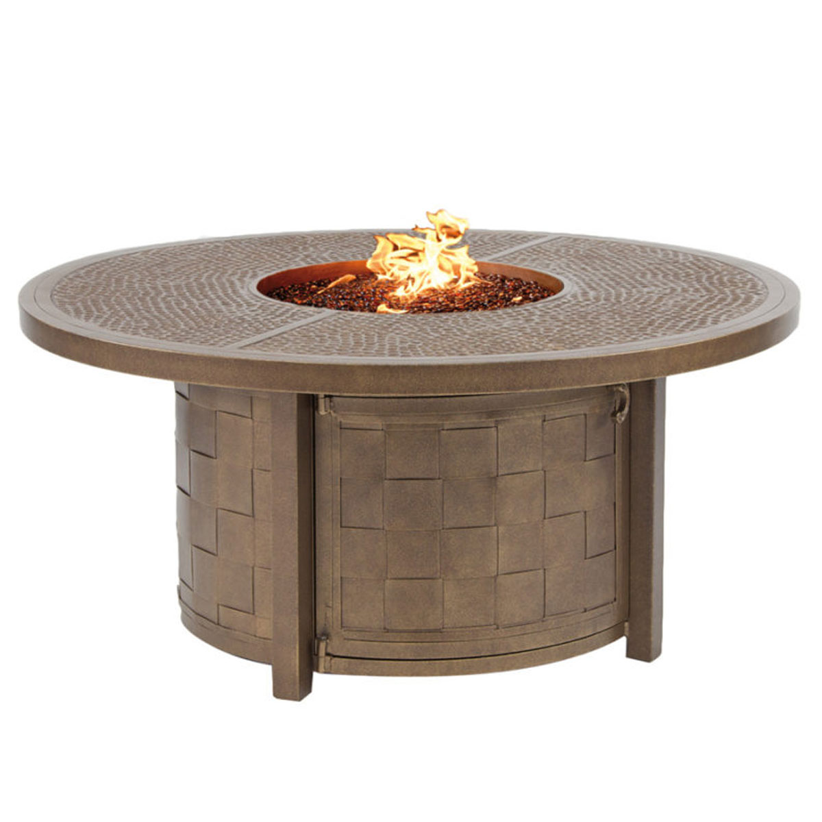 Castelle 49 inch Classical Round Firepit Coffee Table