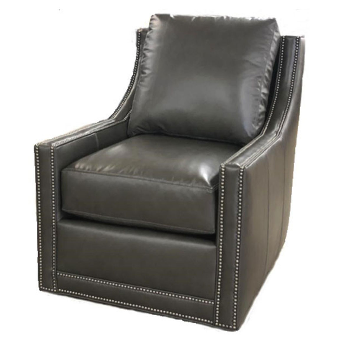 196 Wilson Swivel Chair by CC Leather