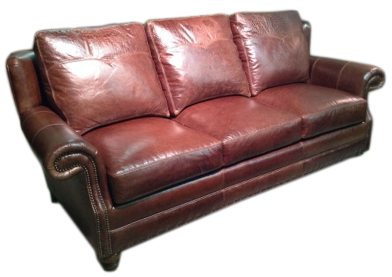Cc Leather 249 Houston Sofa Ohio Hardwood Furniture Carolina Custom Leather 249 03 Houston Sofa