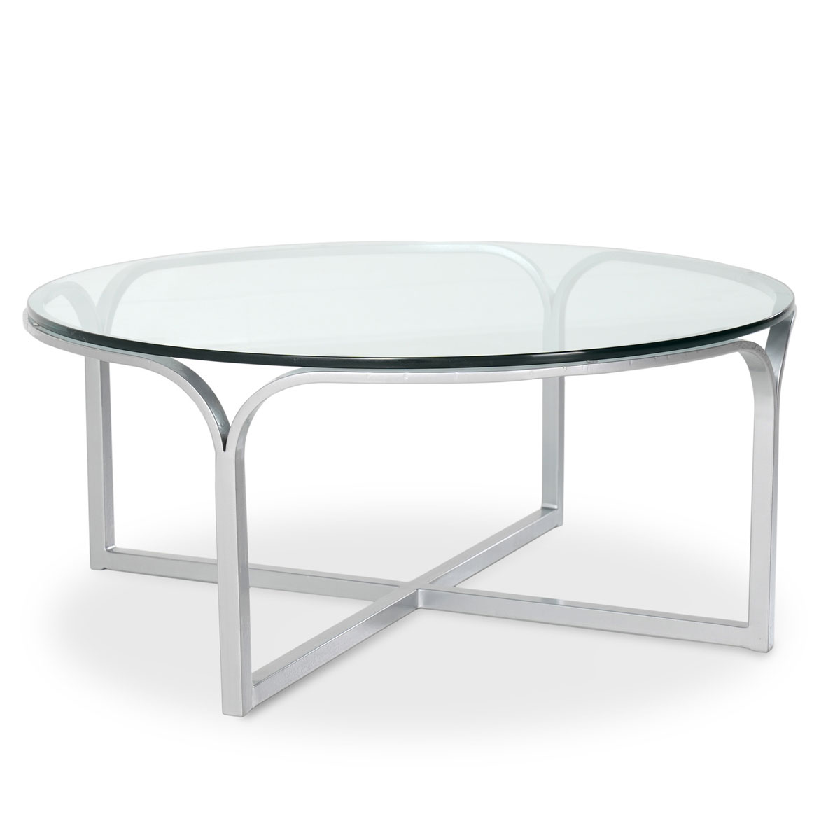Charleston Forge Wave 42 inch Round Cocktail Table 
