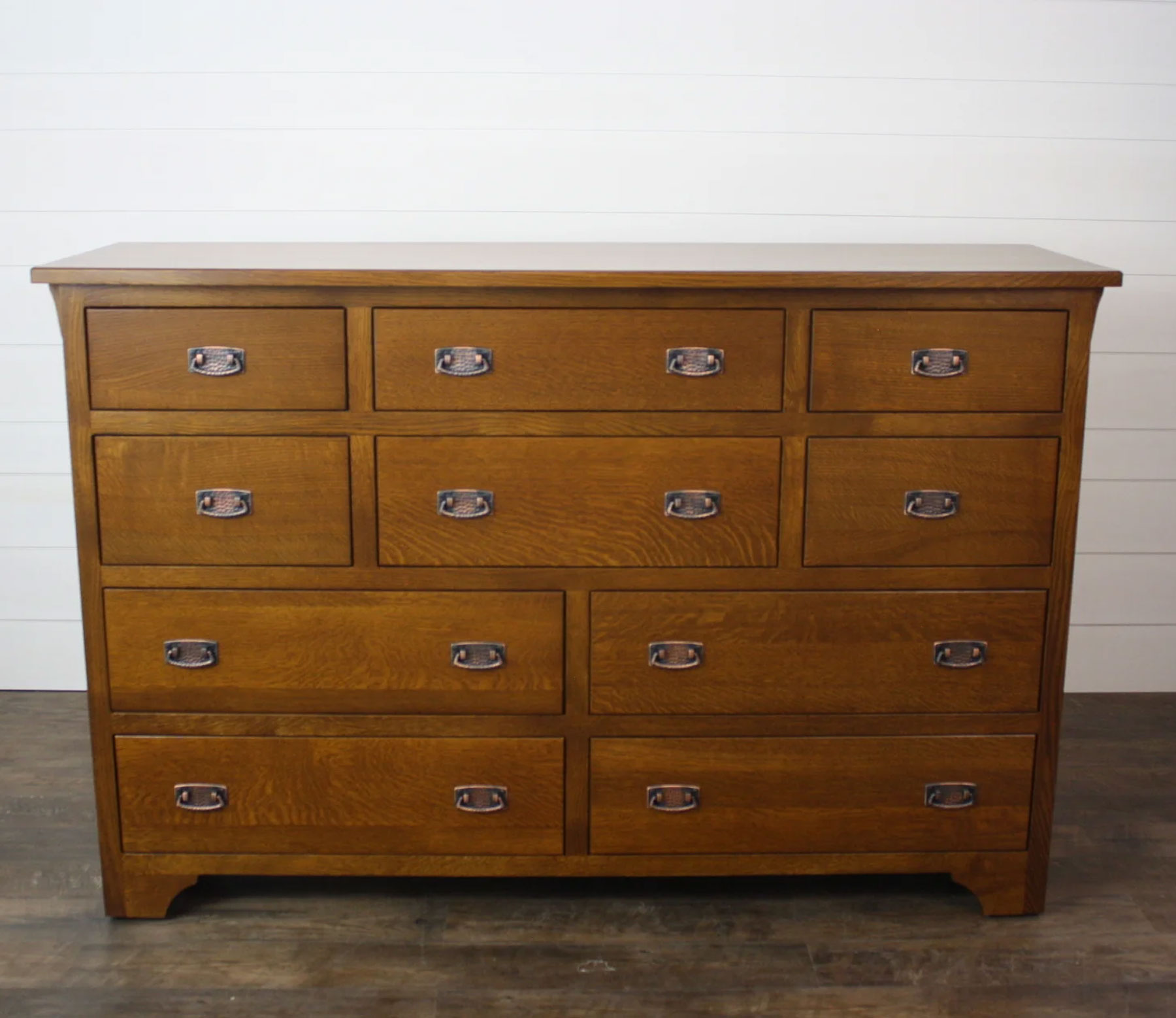 Vintage Mission Dresser in Quartersawn White Oak