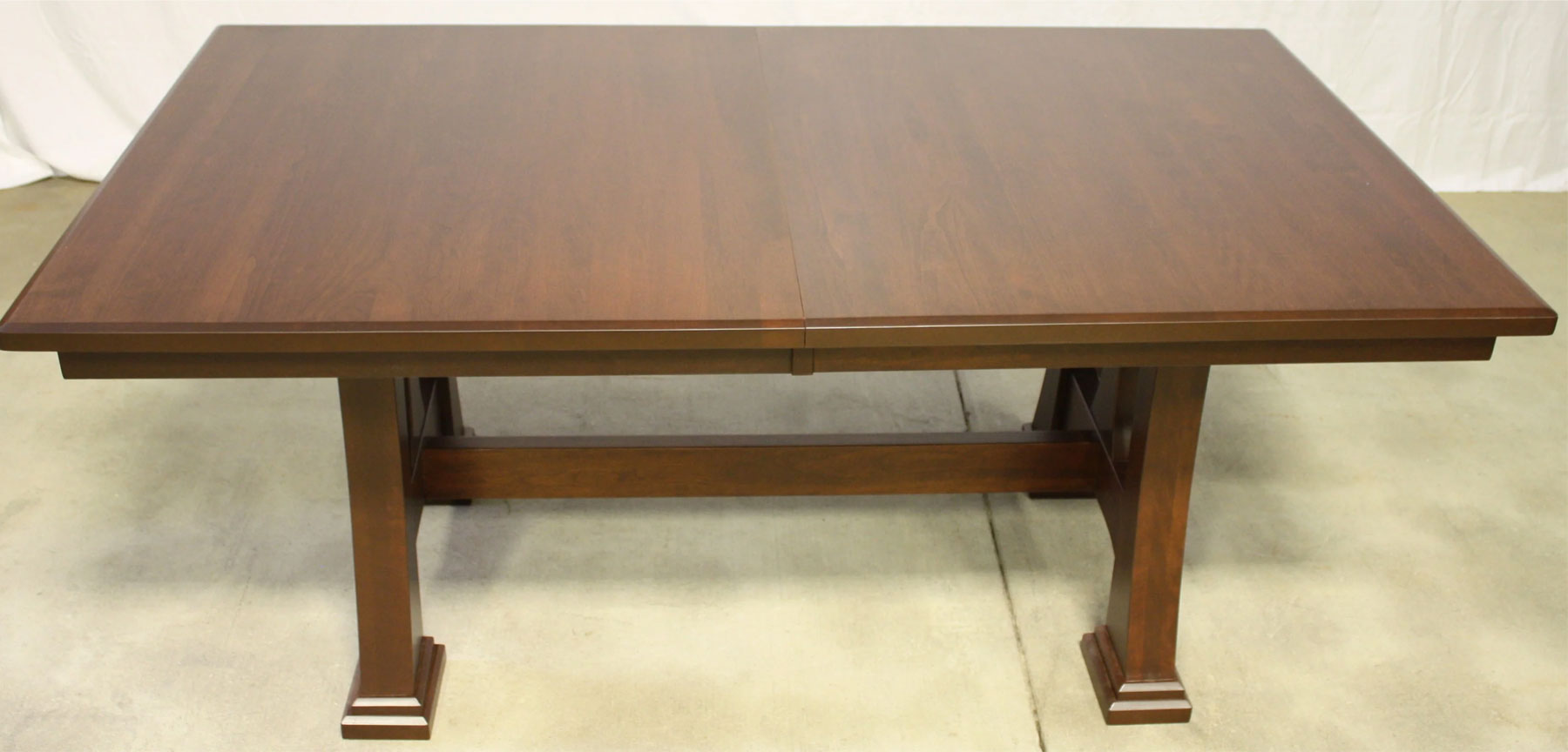 Christy 42 x 72 Double Pedestal Table with (2) Leaves in Cherry