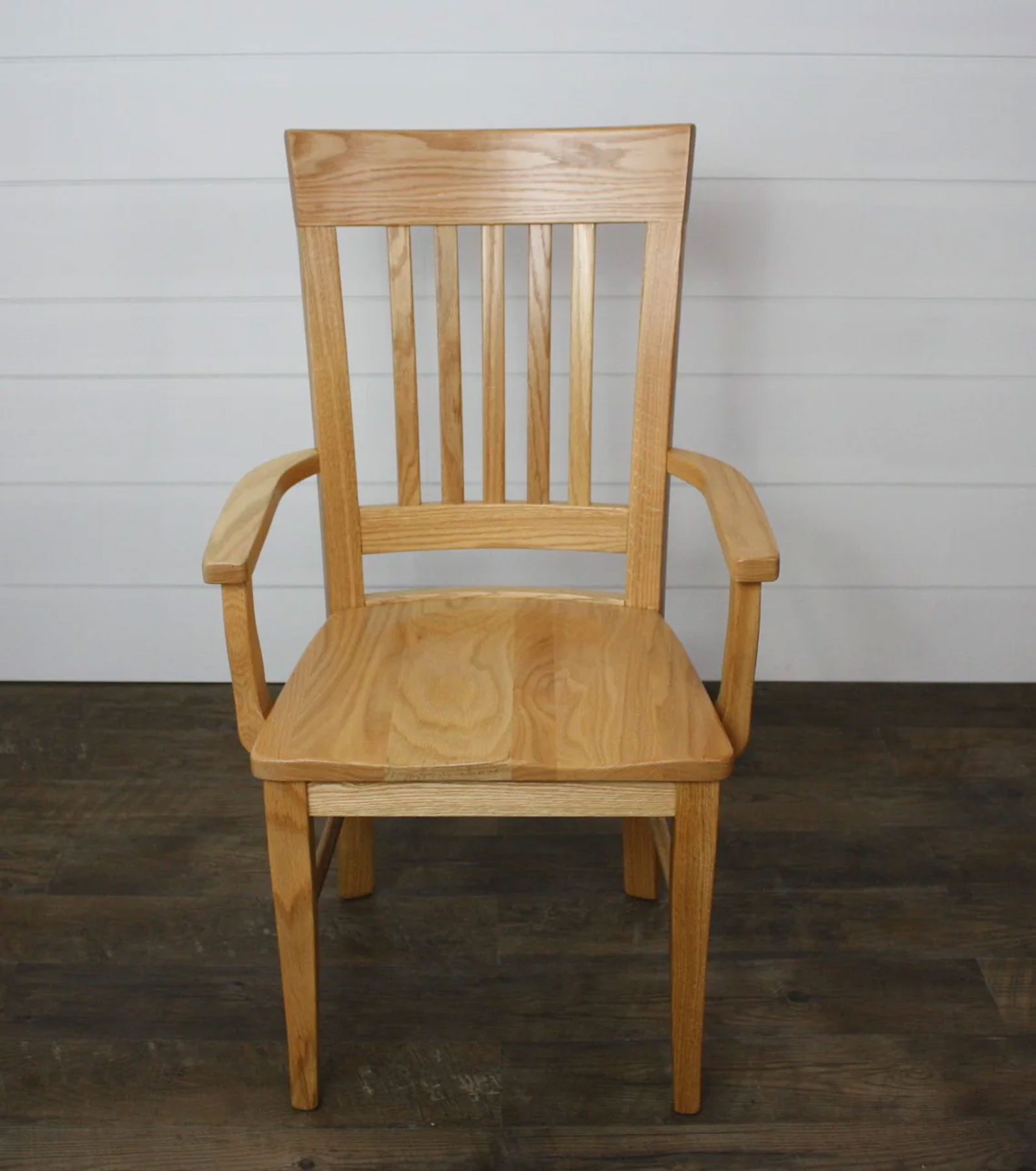 (2) Ottawa Arm Chairs in Red Oak