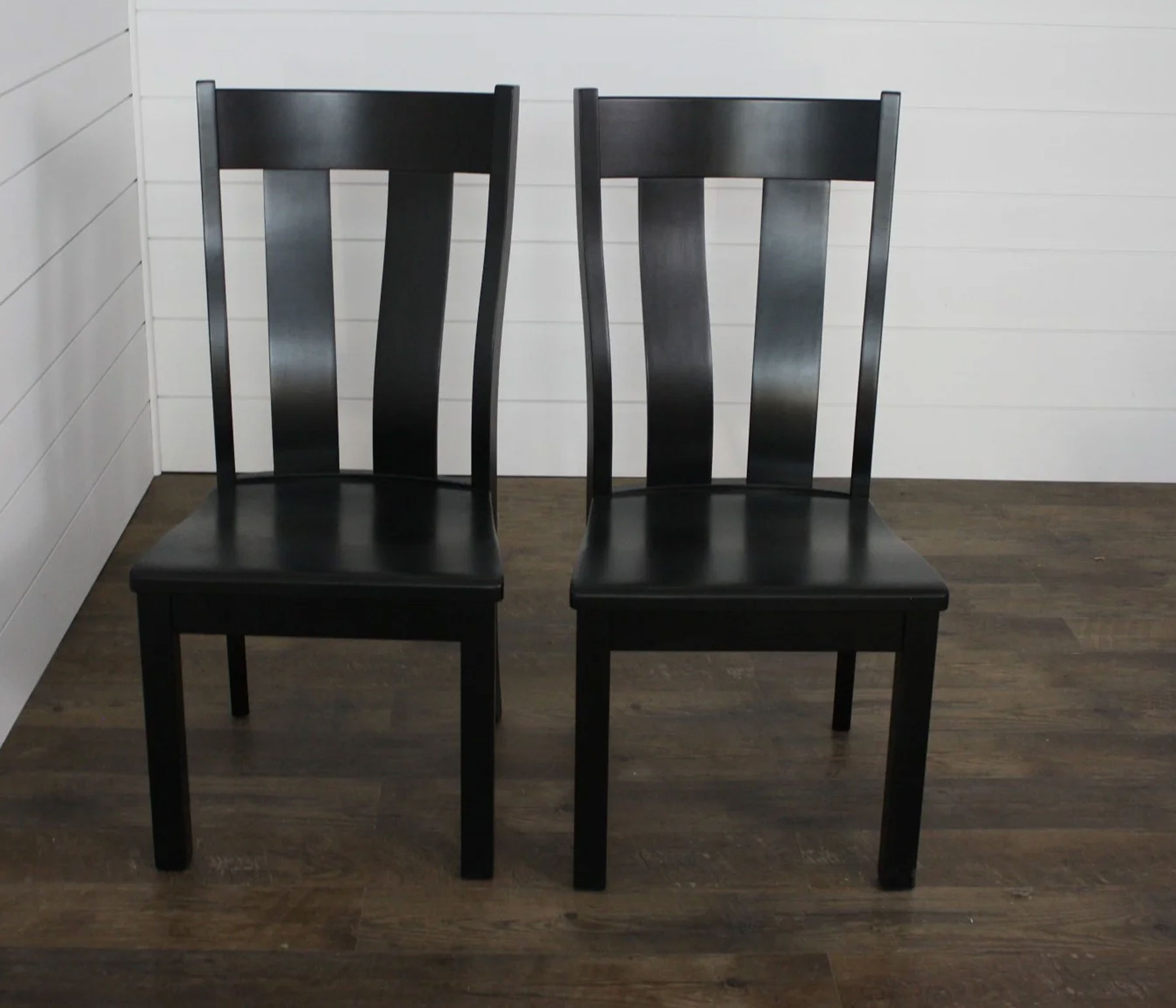 (2) Urbana Side Dining Chairs in Brown Maple