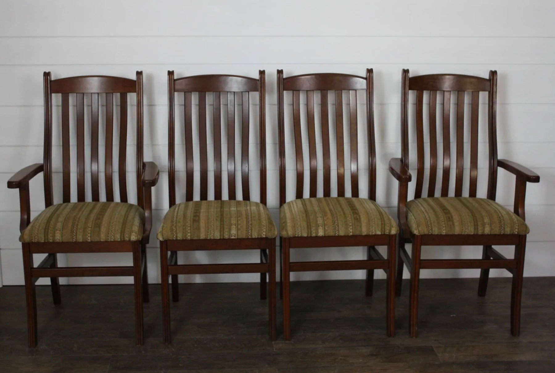 (4) Williamson Upholstered Dining Chairs in Cherry