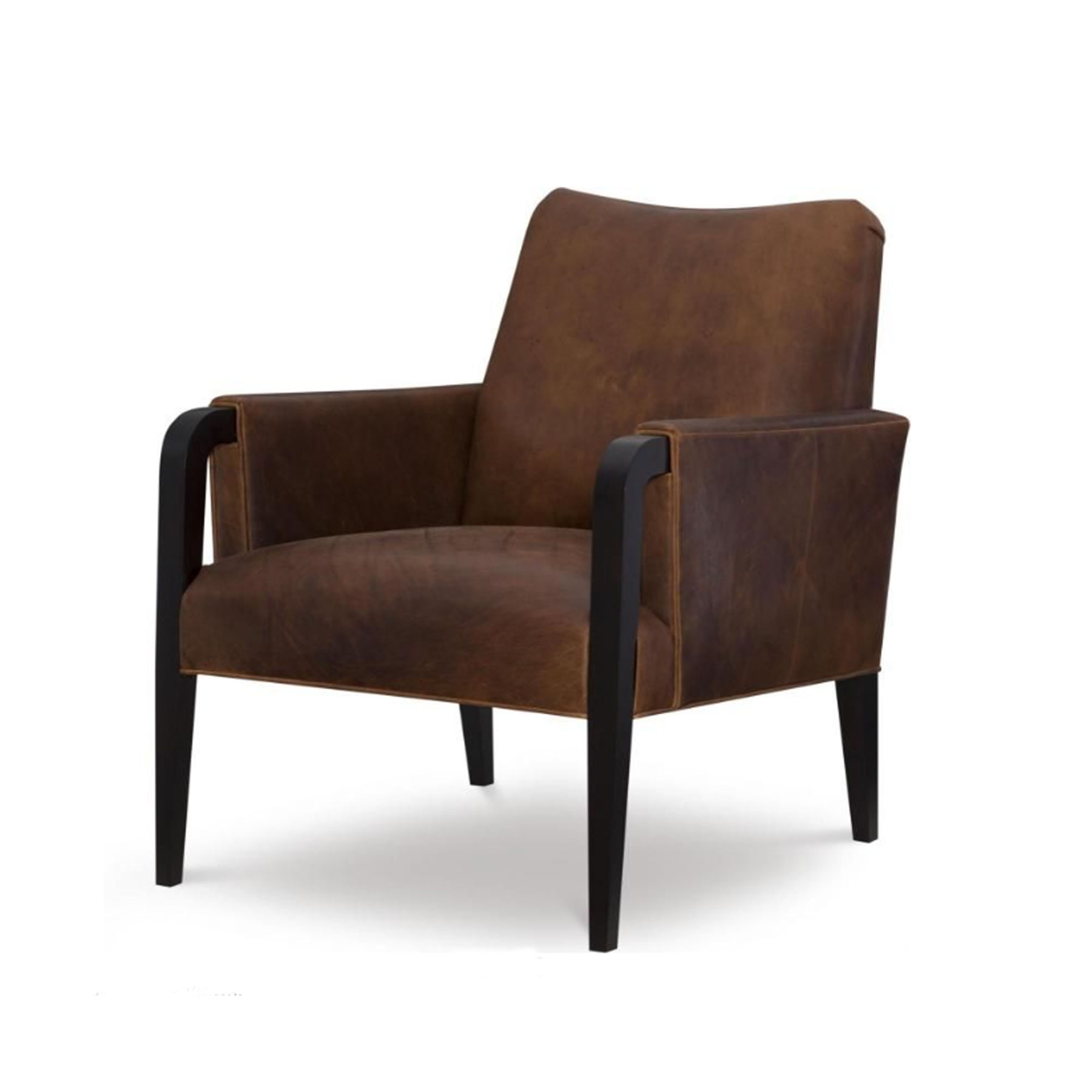 Wesley Hall PL549 Tusk Chair in Crockett Chimney Leather