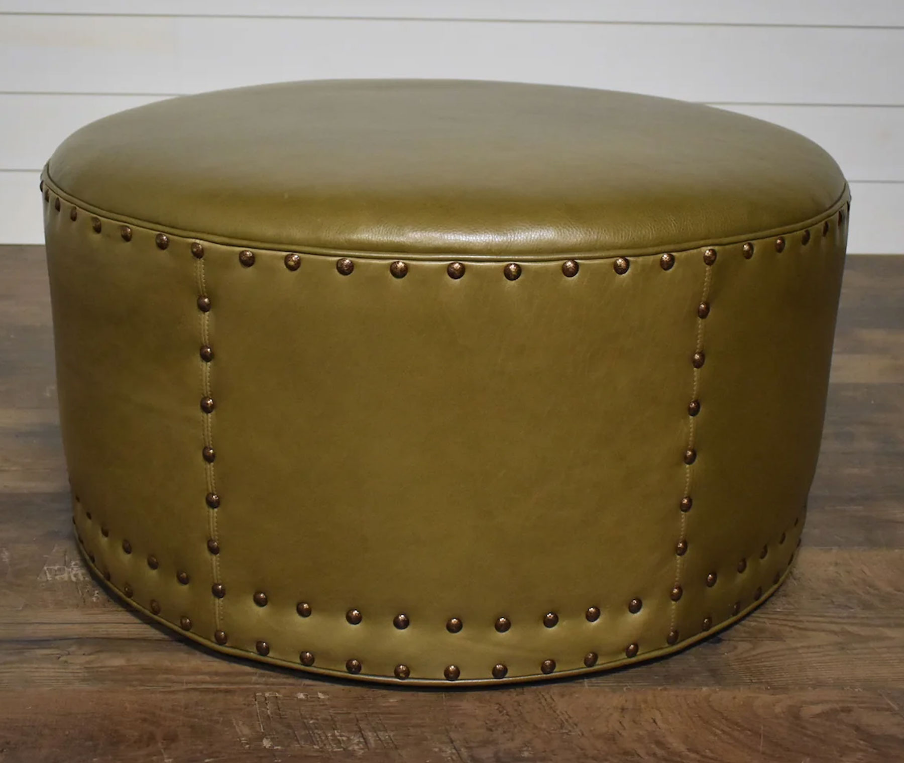 Wesley Hall L80C Dexter Ottoman in Cody Giacomo Leather