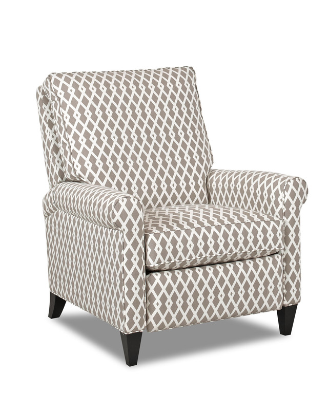 Comfort Design Collection Ohio Hardword Upholstered Furniture Finley High Leg Reclining Chair