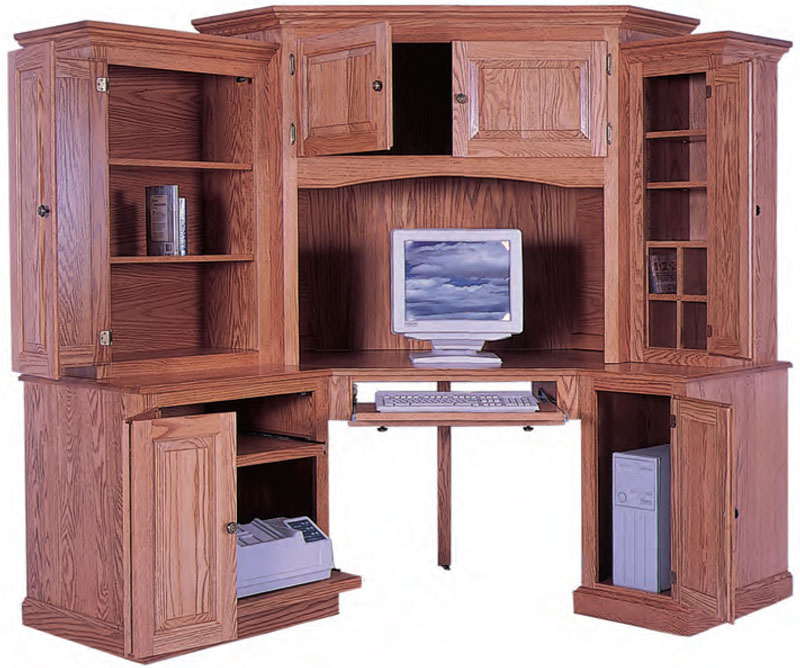 #82 6-Piece Corner Computer Center