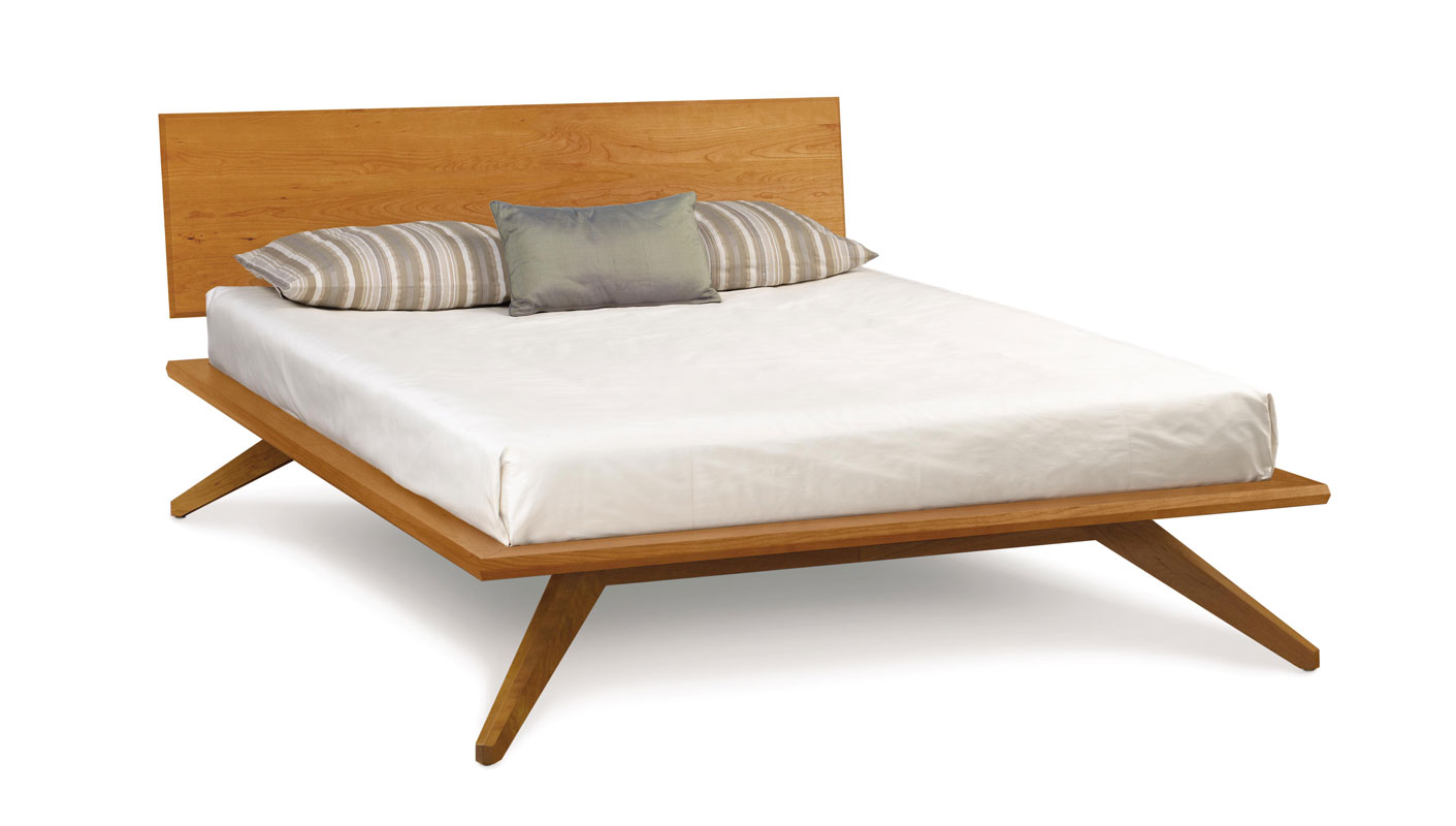 Copeland Astrid Bed with 1 Headboard Panel in Cherry