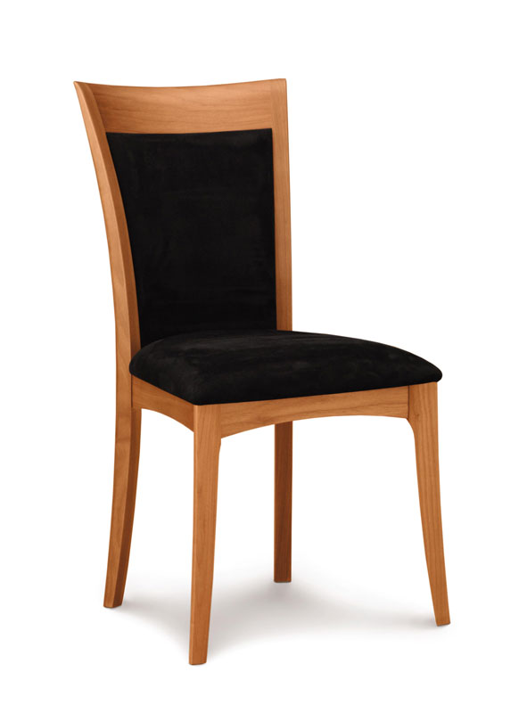 Copeland Morgan Side Chair in Cherry with Upholstered Seat and Back