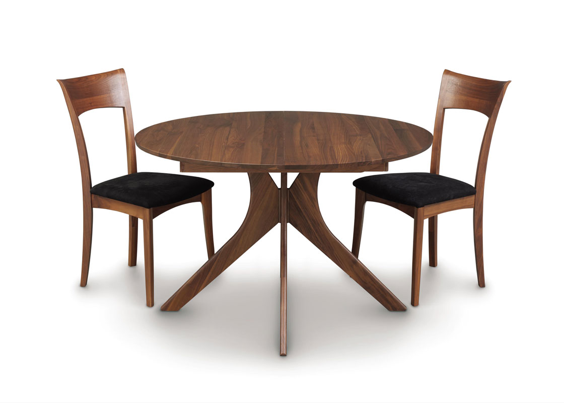 Copeland Audrey Round Extension Table in Walnut