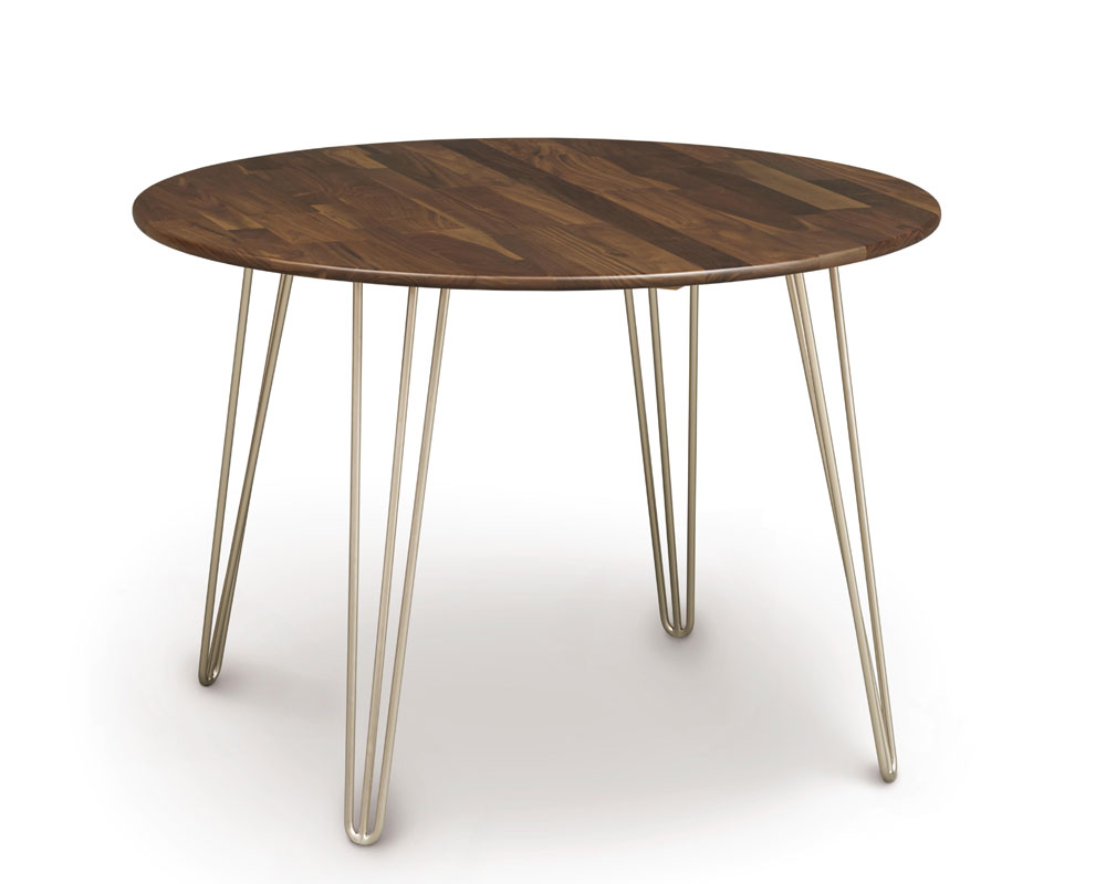 Copeland Essentials Round Dining Table with Metal Legs