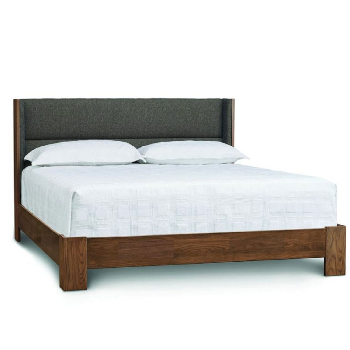 Copeland Sloane Bed with Legs for Mattress Only In Walnut