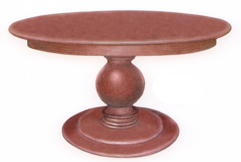Global Pedestal Table