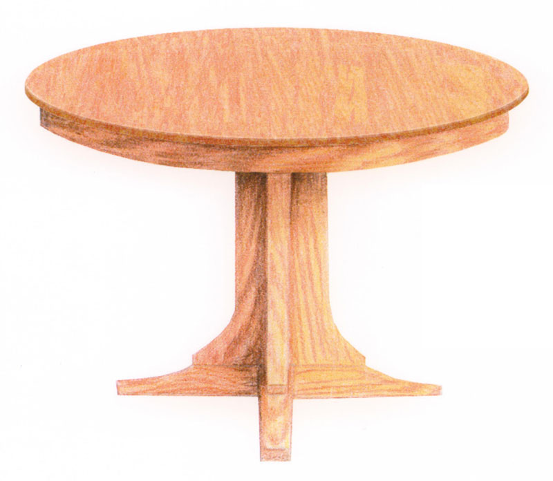 Single-Pedestal Mission Table