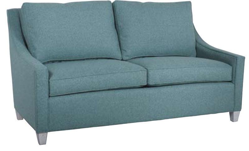 1750 Loveseat Ohio Hardwood Furniture 1750 Loveseat With A Bisque Finish