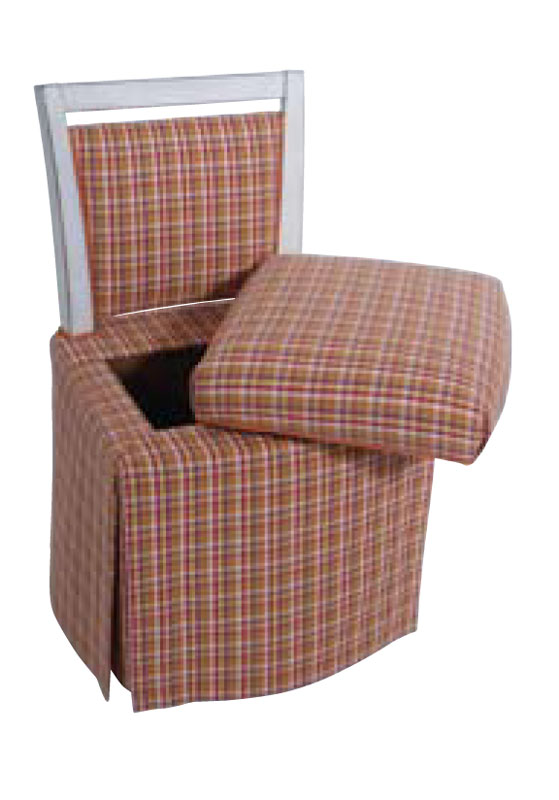 680 Storage Vanity Chair - Ohio Hardwood Furniture 680 Storage Vanity Chair - Ohio Hardwood Furniture