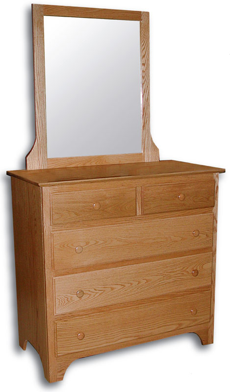 Shaker 5 Drawer Dresser