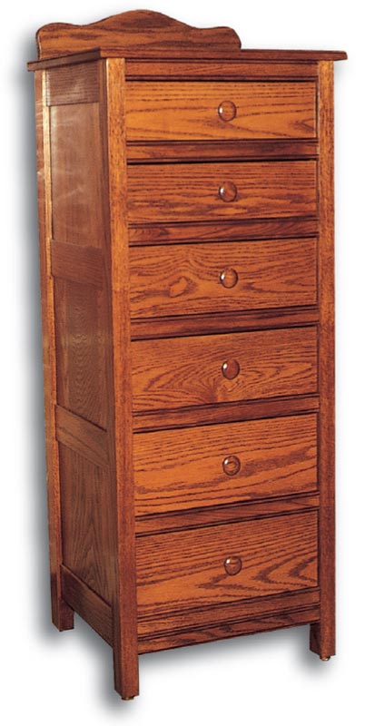 Country Mission Drawer Lingerie Chest In Solid Hardwood Ohio
