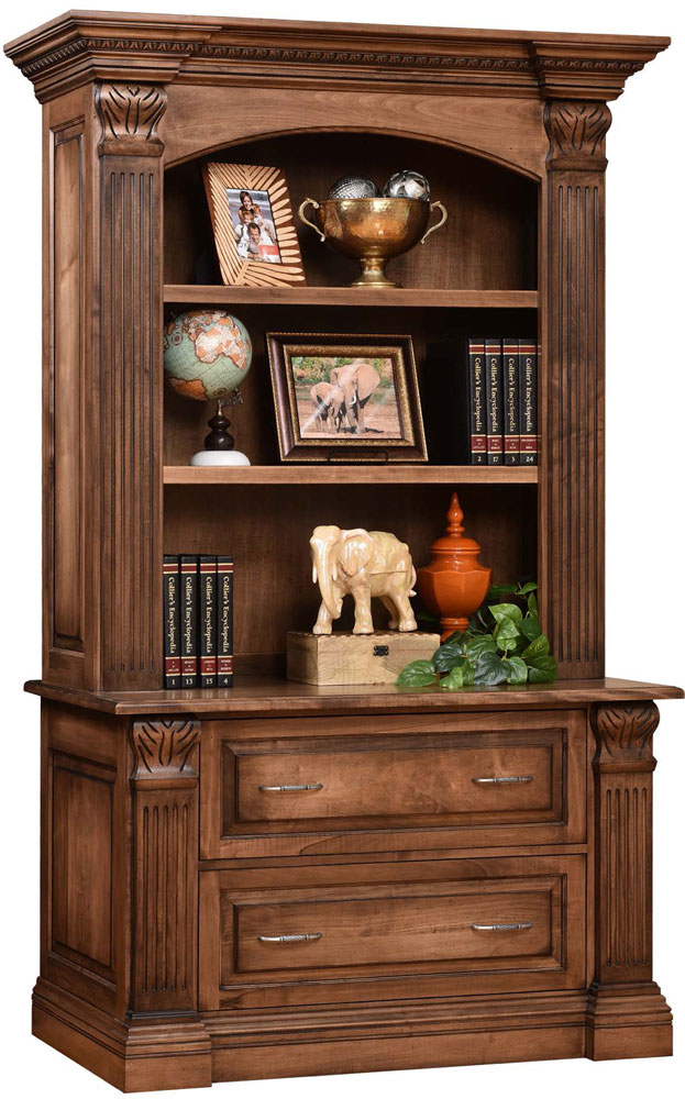 Montereau Series Lateral File and Bookshelf Hutch