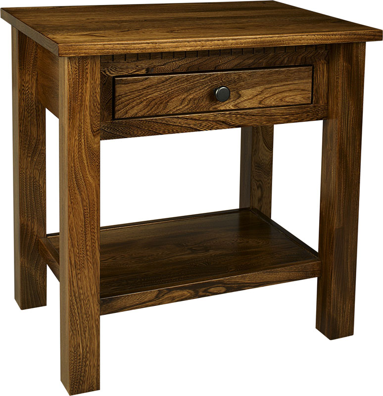 Lindholt 1-Drawer Nightstand with Shelf