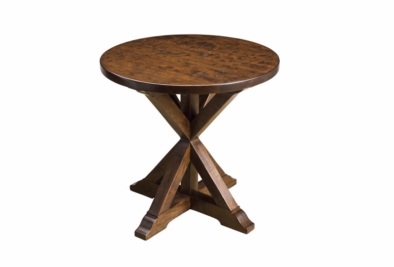 Products Ohio Hardwood Furniture Mackenzie Dow Plaza Round Side Table