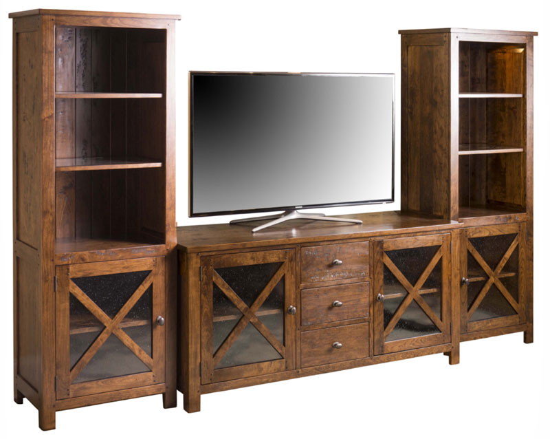 Mackenzie Dow Plaza TV Console and Pier Cabinets