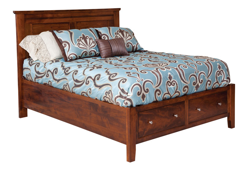 Hyland Park  Panel Bed with Storage Drawers