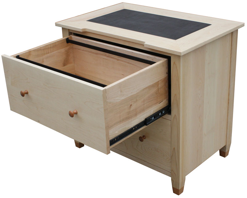 Traditional Writing Desk Lateral File Cabinet Ohio Hardword Traditional Writing Desk Lateral File Cabinet